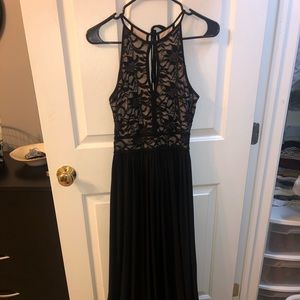 Black Lace Prom Dress